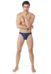 Heren string Skiny katoen | Navy blue (Boxer short)