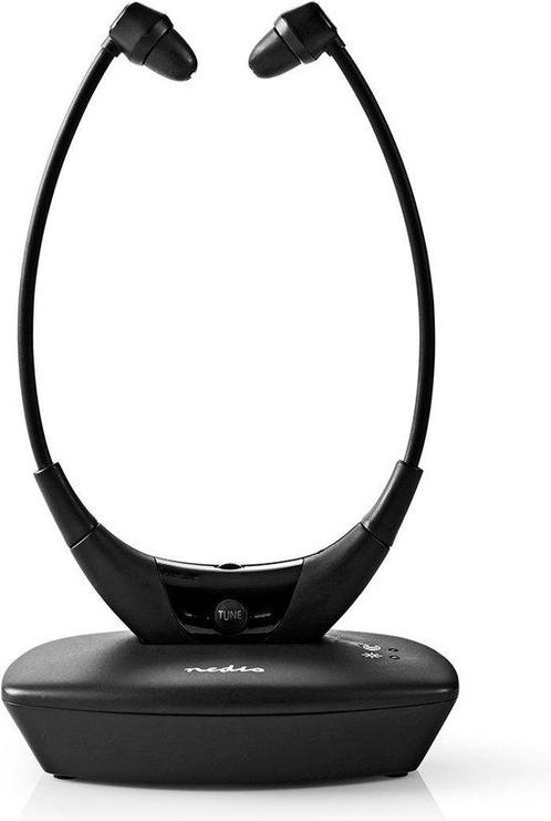 Nedis Draadloze TV-Koptelefoon - RF - In-Ear - Maximale batt, Audio, Tv en Foto, Koptelefoons, Nieuw, Verzenden
