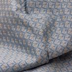 BA133 - Mini Damaststof Azuurblauw - van kleur veranderend