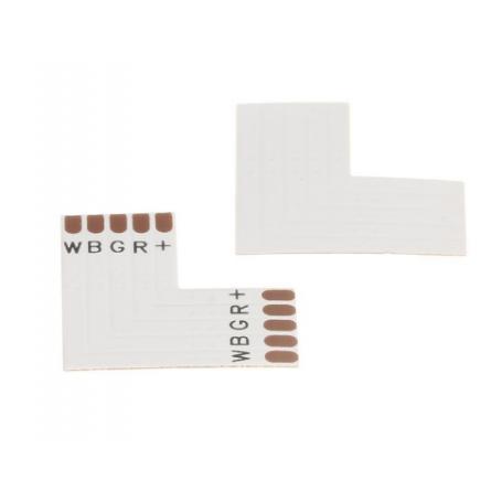10mm 5-Pin L PCB Connector voor RGB SMD5050 LED strips 1..., Huis en Inrichting, Lampen | Overige, Nieuw, Verzenden