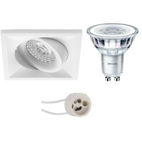 Voordeelset: LED Spot Set - Pragmi Qiundo Pro - GU10 Fitting, Huis en Inrichting, Lampen | Spots, Plafondspot of Wandspot, Nieuw