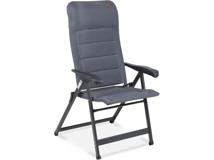 Crespo AP/237 - Standenstoel - 7 standen verstelbaar - Grijs, Caravans en Kamperen, Kampeermeubelen, Zo goed als nieuw, Verzenden