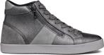 GEOX D BLOMIEE Dames Veterschoenen - DK GREY - Maat 38, Verzenden, Nieuw