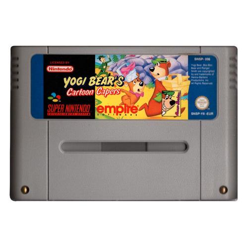 SNES Yogi Bears Cartoon Capers (Losse cassette), Spelcomputers en Games, Games | Nintendo Super NES, Zo goed als nieuw, Verzenden