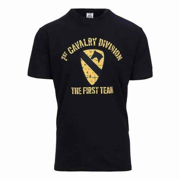T-shirt 1st Cavalry Division. Diverse kleuren - Maat XL beschikbaar voor biedingen