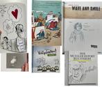 5 Deutsche Bücher, signed  & sketched - Atze Schröder, Nicht, Boeken, Stripboeken, Nieuw