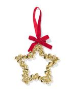 HEMA Ster belletjes 11.5x11.5cm ijzer goud 3+1 gratis met HP, Diversen, Kerst, Verzenden, Nieuw