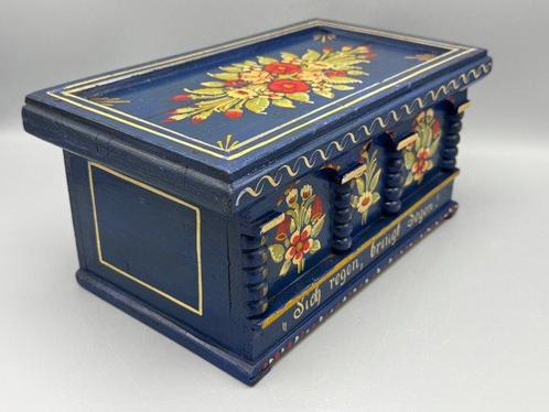 Handbeschilderde kist uit het Zwarte Woud - Kist - Hout -, Antiek en Kunst, Curiosa en Brocante