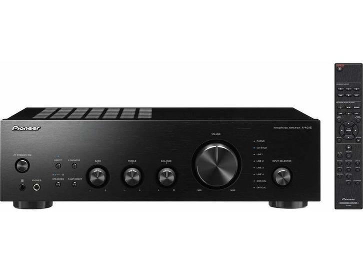 Pioneer A-40AE - Geïntegreerde versterker - 60W RMS - Zwart, Audio, Tv en Foto, Versterkers en Receivers, Zo goed als nieuw, Pioneer