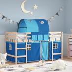 vidaXL Kinderhoogslaper met tunnel 80x200 cm massief, Huis en Inrichting, Slaapkamer | Bedden, Eenpersoons, Nieuw, 80 cm, 200 cm
