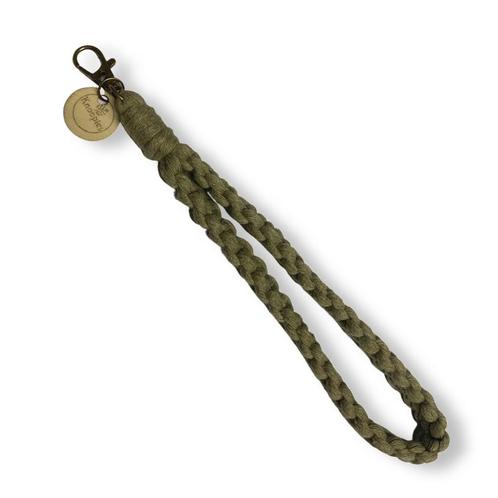 Macramé Pols Keycord - Katoen - Macramé - Handgemaakt in, Verzamelen, Sleutelhangers, Nieuw, Overige typen, Ophalen of Verzenden