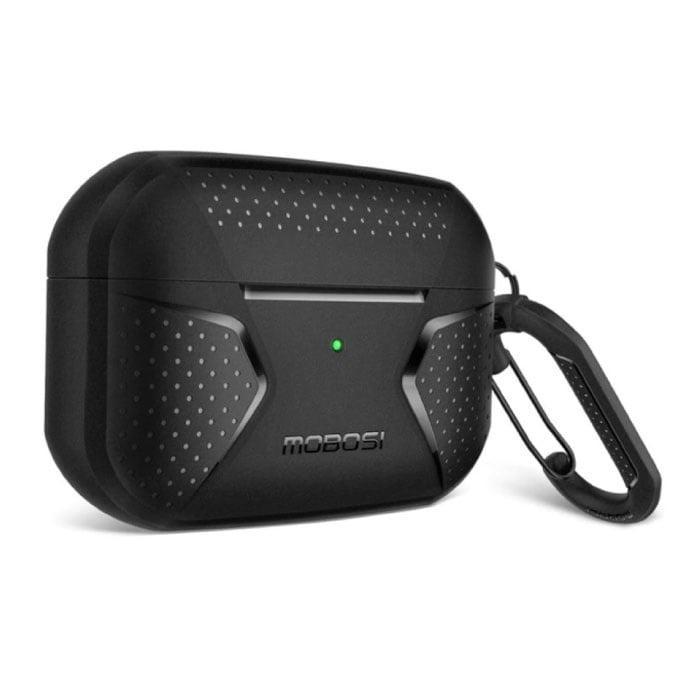 Shockproof Hoesje voor AirPods Pro met Karabijnhaak - AirPod, Telecommunicatie, Mobiele telefoons | Hoesjes en Frontjes | Overige merken