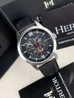 Heritor - Automatic Jomas Semi-Skeleton - Silver/Black -, Nieuw
