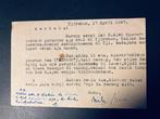 Indonesië 1945/1946 - 10 Sen postcard with 100 sen surcharge, Postzegels en Munten, Postzegels | Nederland, Gestempeld