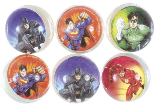 Justice League Stuiterballen 3cm 6st, Hobby en Vrije tijd, Feestartikelen, Nieuw, Verzenden