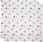 MamaLoes Jungle 120 x 120 cm Hydrofiel Multidoek 2 Stuks, Kinderen en Baby's, Badjes en Verzorging, Verzenden, Nieuw