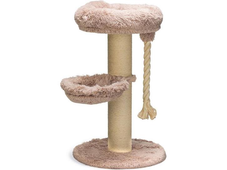 Beeztees Ramiro - Krabpaal - 2 ligplekken - Taupe -, Huis en Inrichting, Woonaccessoires | Overige, Nieuw, Verzenden