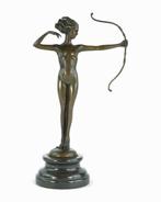 Claire Colinet (1880-1950) - after - sculptuur, Diana the, Antiek en Kunst