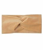 Haarband Twist Velvet Beige, Nieuw