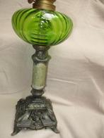 Olielamp - Zinklegering, Antiek en Kunst