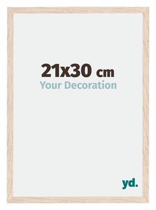 Fotolijst 21x30 cm - Eiken - MDF - Catania, Huis en Inrichting, Woonaccessoires | Lijsten, Nieuw, Verzenden