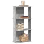 vidaXL Boekenkast 3-laags 60x30x120 cm bewerkt hout, Huis en Inrichting, Kasten | Boekenkasten, Verzenden, Nieuw, Overige houtsoorten