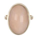 Ring - 18 karaat Geel goud Koraal, Sieraden, Tassen en Uiterlijk, Ringen, Nieuw
