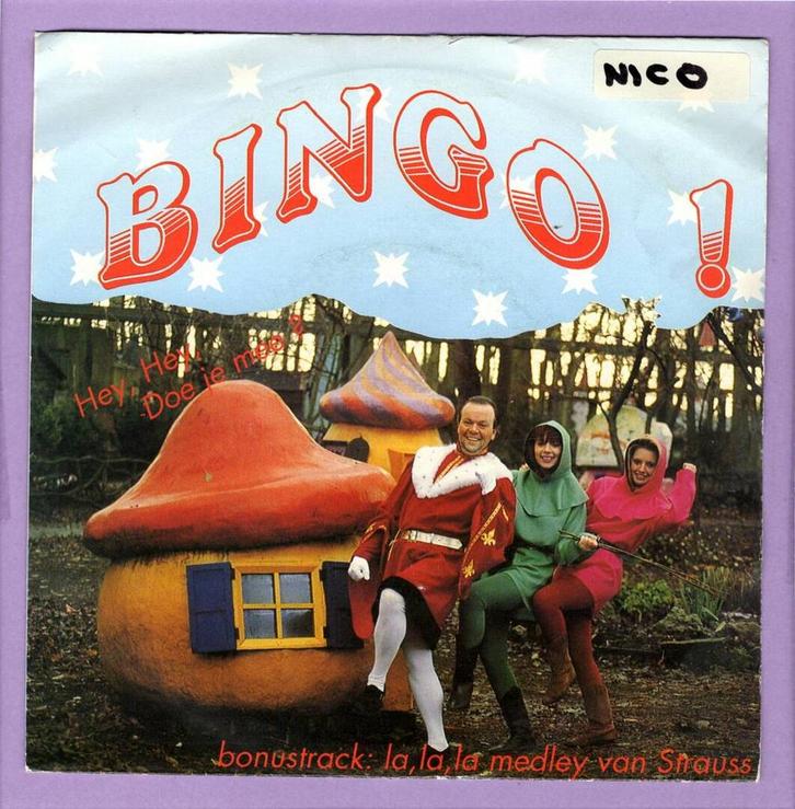 Bingo! – Hey, Hey, Doe Je Mee ? / La,La,La Medley Van Straus, Cd's en Dvd's, Vinyl Singles, Ophalen of Verzenden