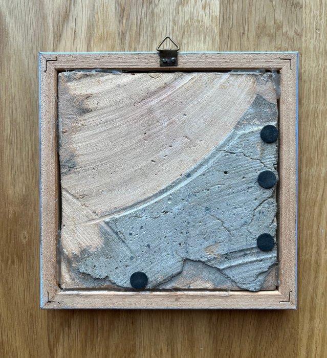 Tegel - Blauw-witte Delftse tegel met kinderspel - 1650-1700, Antiek en Kunst, Antiek | Glas en Kristal