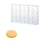 Martellato Chocolademal Circle Disk (24x) Ø33x4mm, Verzenden, Nieuw