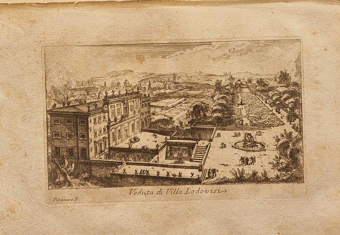 Italië - Roma; Giovanni Battista Piranesi (1720-1778) -, Boeken, Atlassen en Landkaarten