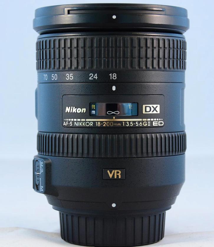 Nikon AF-S DX VR Nikkor 18-200mm/3.5-5.6G II IF-ED TOP STAAT, Audio, Tv en Foto, Fotografie | Lenzen en Objectieven, Zoom, Zo goed als nieuw