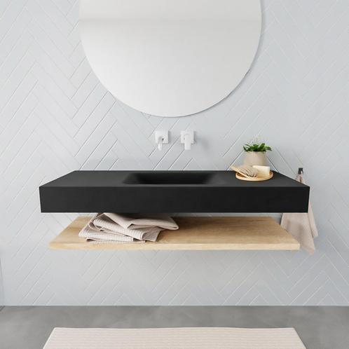 Badkamermeubel BWS Ibiza 120 cm met Washed Oak Planchet, Doe-het-zelf en Verbouw, Sanitair, Bad, Nieuw, Ophalen of Verzenden