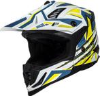 IXS iXS363 2.0 Wit Geel Blauw Crosshelm, XXL, Nieuw met kaartje, Overige merken, Heren