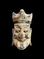 Nuo mask - Hout, Pigmenten - China - 19e-20e eeuw