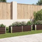 vidaXL Plantenbak verhoogd 160x40x45 cm gegalvaniseerd staal, Tuin en Terras, Bloembakken en Plantenbakken, 100 cm of meer, Verzenden