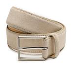 Suède heren riem Bobby - multipack - beige, - Maat: 95 cm, Kleding | Heren, Riemen en Ceinturen, 95 tot 105 cm, Overige kleuren