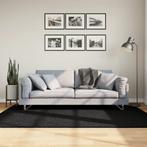 vidaXL Vloerkleed OVIEDO laagpolig 140x200 cm zwart, Huis en Inrichting, Verzenden, Nieuw, Zwart