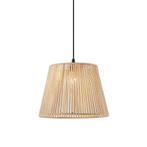 Buiten hanglamp zwart met beige kap van touw IP44 - Cava, Nieuw, Overige materialen, Minder dan 50 watt