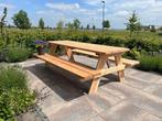 Handgemaakte Douglas Picknicktafels – Augustus Aanbiedingen, Tuin en Terras, Picknicktafels, Verzenden, Nieuw, Rechthoekig, Hout