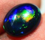 Ct. 2.40 Natuurlijke Ethiopische Zwarte Opal Cabochon -