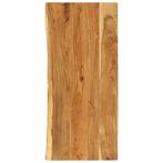 vidaXL Wastafelblad 114x52x4 cm massief acaciahout, Doe-het-zelf en Verbouw, Verzenden, Nieuw