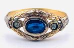 Zonder Minimumprijs - Ring - 18 karaat Geel goud Saffier -, Sieraden, Tassen en Uiterlijk, Ringen, Nieuw