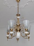 Kroonluchter - Glas, Keramiek, Messing - Murano, Antiek en Kunst, Antiek | Lampen