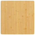 vidaXL Tafelblad 40x40x4 cm bamboe, Huis en Inrichting, Tafels | Eettafels, Verzenden, Nieuw