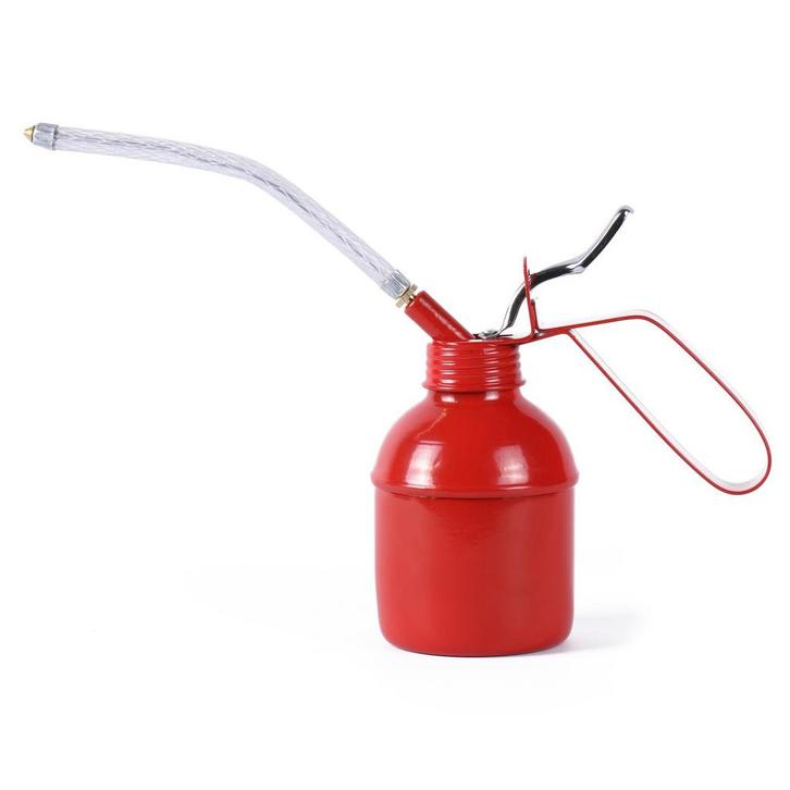 Benson Oliekan met flexibele tuit - 300 ml - metaal - rood, Auto-onderdelen, Klein materiaal, Nieuw, Ophalen of Verzenden