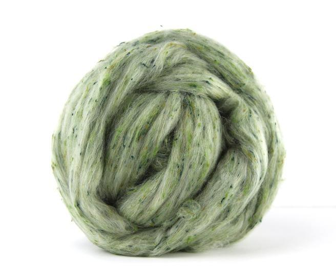 Tweed top Heritage green, Hobby en Vrije tijd, Spinnewielen en Spinnen, Spinwol, Nieuw, Ophalen of Verzenden