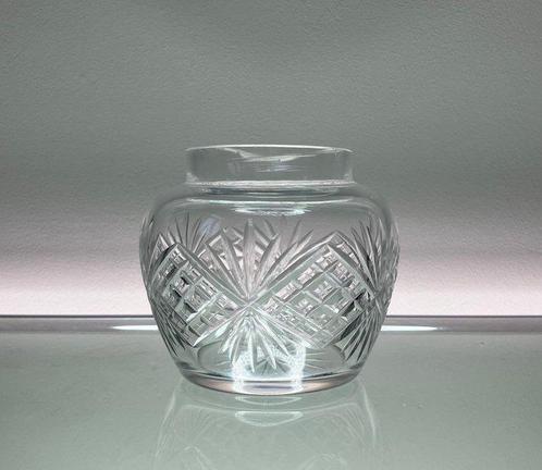 Val Saint Lambert - Vaas - Kristal - Pique Fleur, Antiek en Kunst, Antiek | Glas en Kristal
