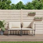 vidaXL Hoekbanken sectioneel met kussens 2 st poly rattan, Tuin en Terras, Tuinsets en Loungesets, Verzenden, Nieuw, Rotan