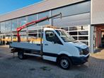 Volkswagen Crafter 2.0 TDI 46 Pick up / Maxilift Kraan 1800, Auto's, Bestelauto's, Euro 5, Stof, Gebruikt, Zwart